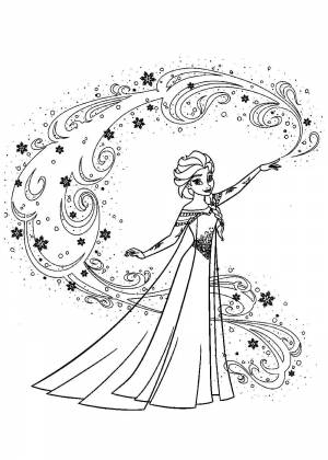 Раскраски Эльзы