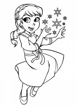 Раскраски Эльзы
