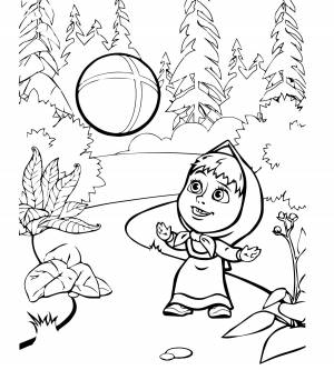 Раскраски Маша и Медведь и другое