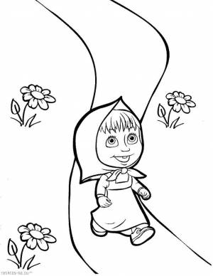 Детские картинки Маша и Медведь