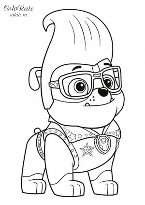 Раскраска Крепыш на Хэллоуин