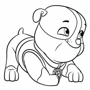 Раскраска Милый Крепыш