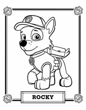 Раскраска Щенячий патруль