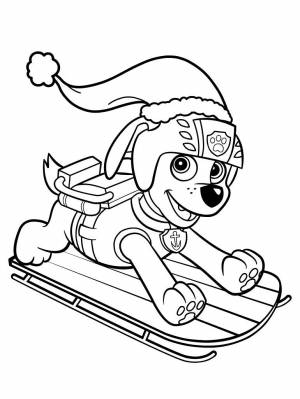 Картинка Щенячий патруль раскраска в формате  для мальчиков