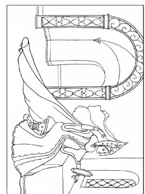 Раскраски Сказка о мертвой царевне   в формате
