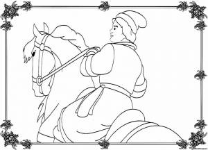 Сказка о мертвой царевне раскраска