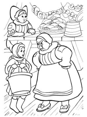 Раскраски 12 месяцев