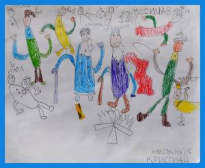 Иллюстрации к сказке “Двенадцать месяцев”