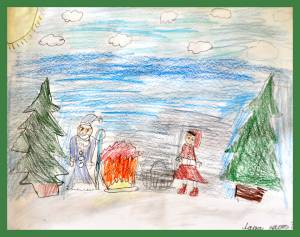 Иллюстрации к сказке “Двенадцать месяцев”