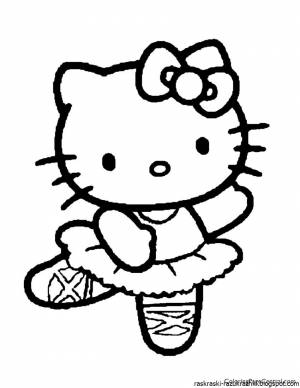 Раскраски хелло китти еда