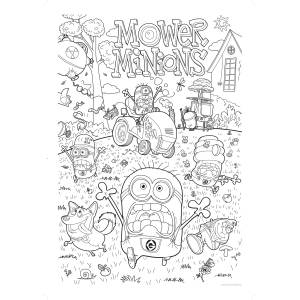 раскраска ND Play Миньоны