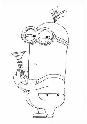 Раскраска Миньоны