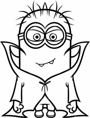 Раскраска Миньоны