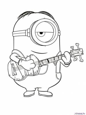Раскраска Миньон Стюарт