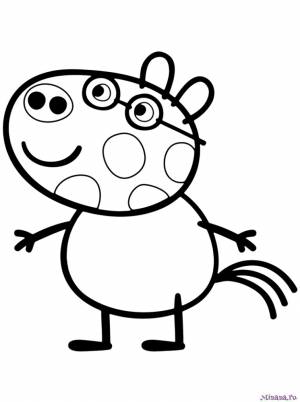 Раскраска Пони Педро