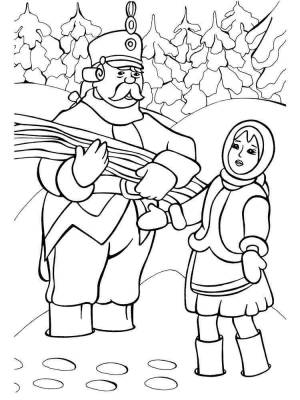 Раскраски 12 месяцев