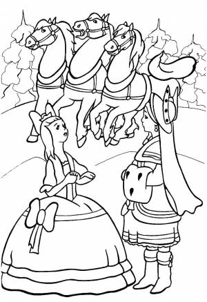 Раскраска 12 Месяцев