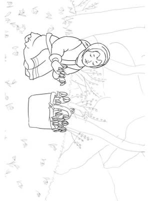 Раскраски 12 месяцев