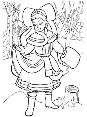 Раскраски 12 месяцев