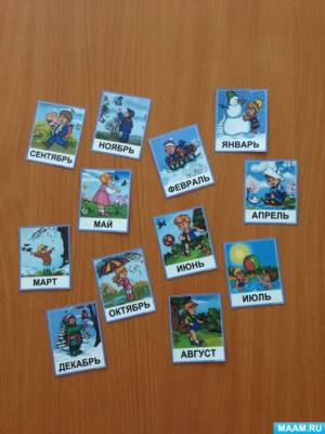 Дидактическая игра «Двенадцать месяцев»
