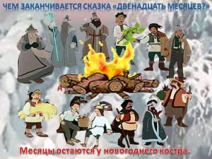 Презентация к сказке «Двенадцать месяцев» С