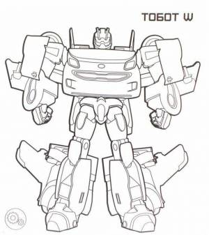 Раскраски Тобот