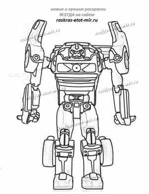 Раскраски Тобот