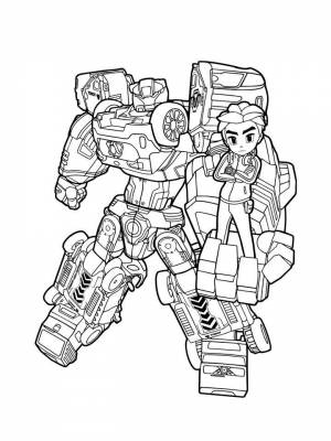 Картинка Тоботы раскраска для детей