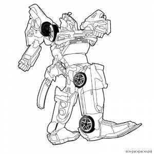 Раскраска тоботы детективы галактики