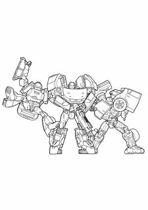 Раскраски из мультсериала Тобот