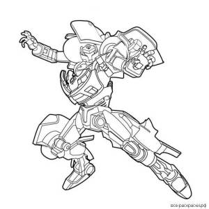 Раскраски Тоботы детективы галактики