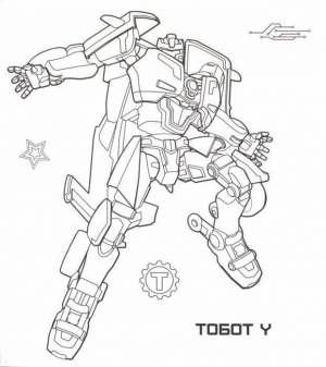 Раскраски Тобот