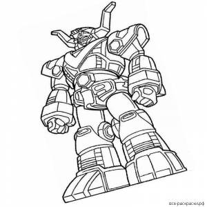 Раскраска тоботы детективы галактики