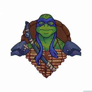 Черепашки-ниндзя, Леонардо, аватары, картинки, арт