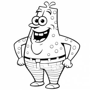 Раскраска губка боб