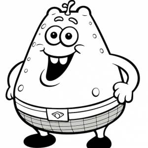 Раскраска губка боб