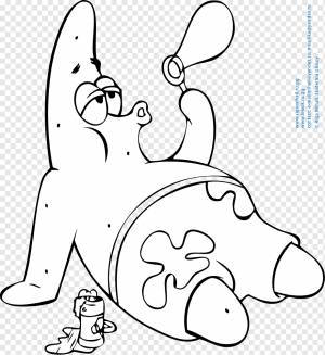 Patrick Star Dog Книжка-раскраска Детский Губка Боб Квадратные Штаны, Собака, png