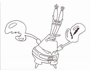 Раскраска Спанч Боб