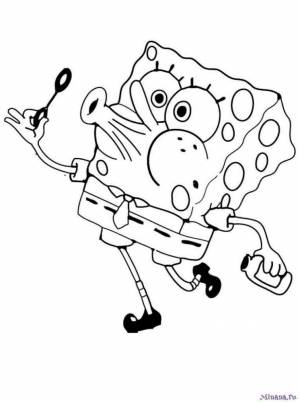 Раскраски Спанч Боб