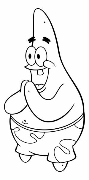 Рисунки для срисовки Патрик