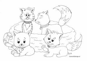 DataLife Engine > Версия для печати > Раскраски кот и лиса