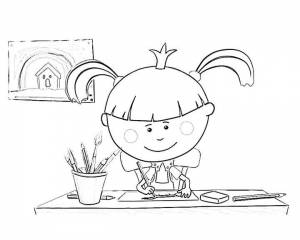 Раскраска Жила была царевна