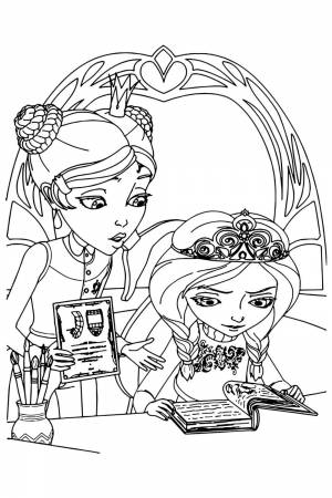 Раскраски Царевны