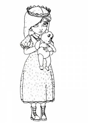 Раскраски Царевны