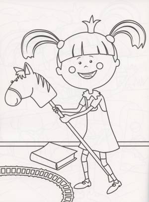 Жила-была Царевна! Раскраска