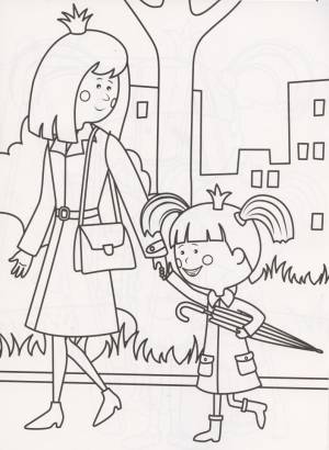 Жила-была Царевна! Раскраска