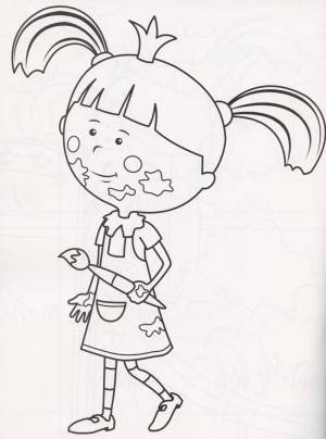 Жила-была Царевна! Раскраска