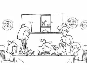 Раскраска Жила была царевна