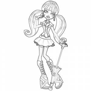 Раскраска Дракулаура