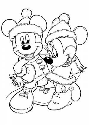 Раскраски из Новогодних мультфильмов